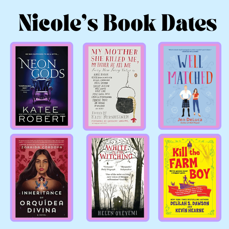 Book recommendations for Blind Date with a Book guest Nicole Brinkley
