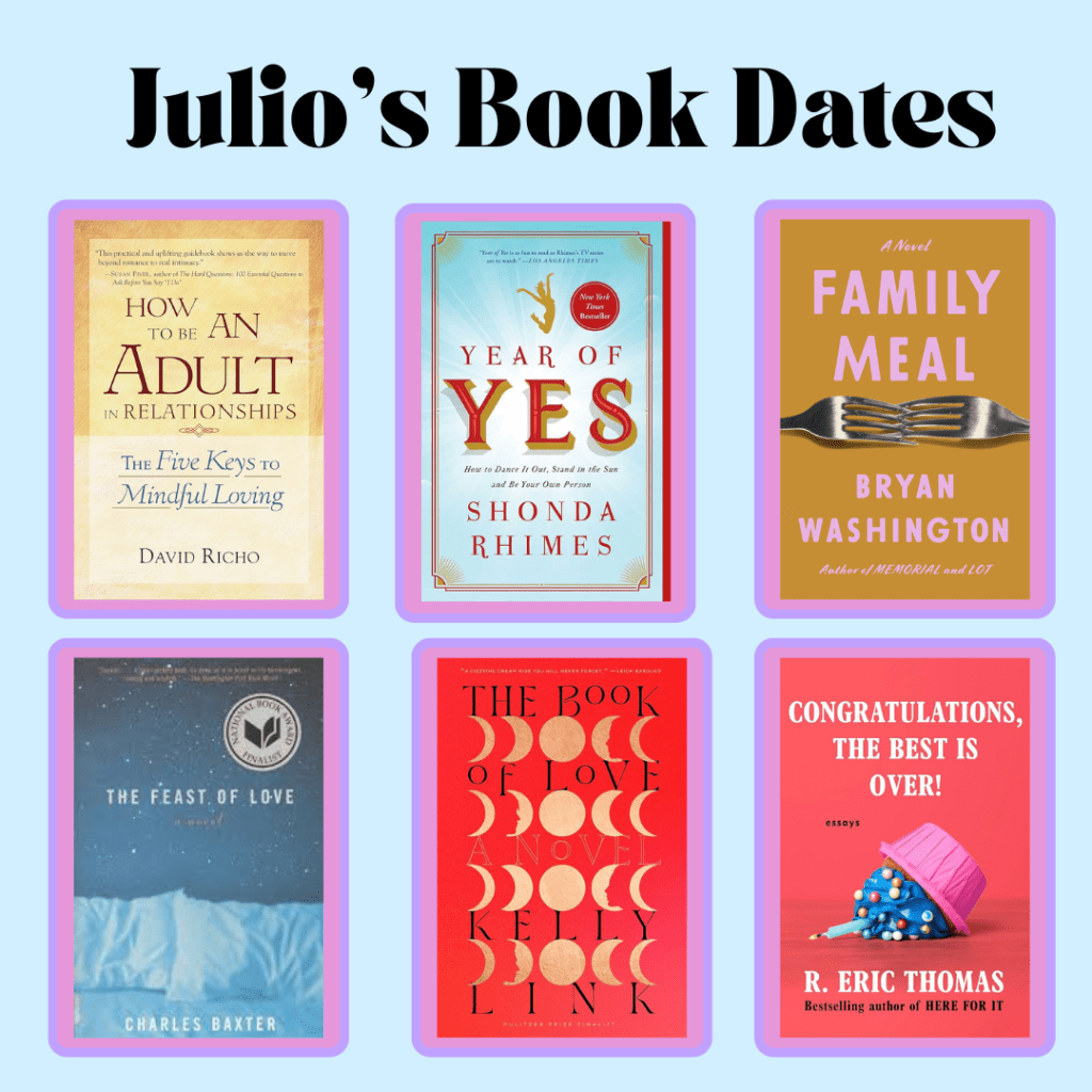 Julio's Book Dates